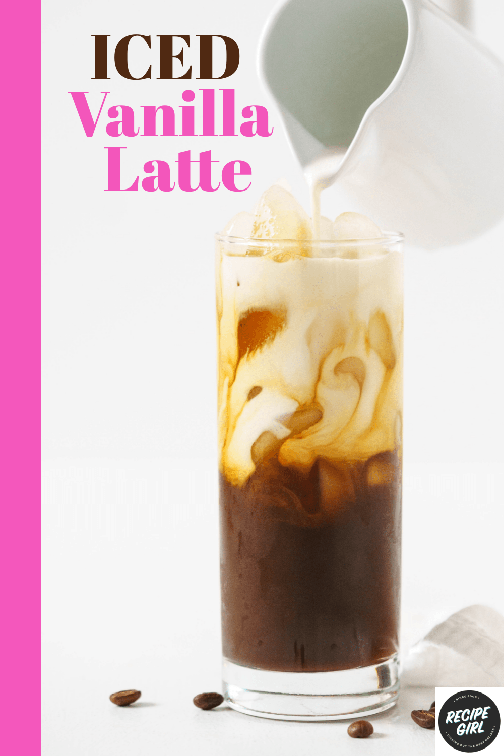 Iced Vanilla Latte - Recipe Girl®