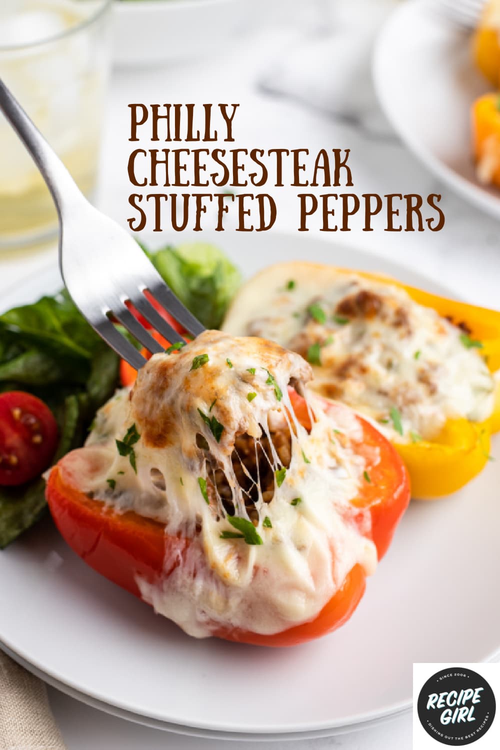 Philly Cheesesteak Stuffed Peppers Recipe Girl® 0906