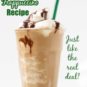 pinterest image for starbucks mocha frappuccino recipe