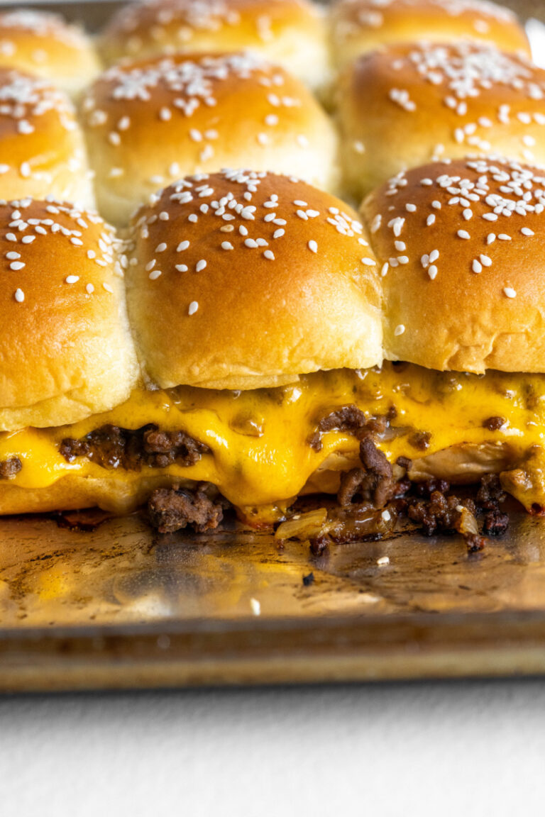 Baked Cheeseburger Sliders - Recipe Girl®