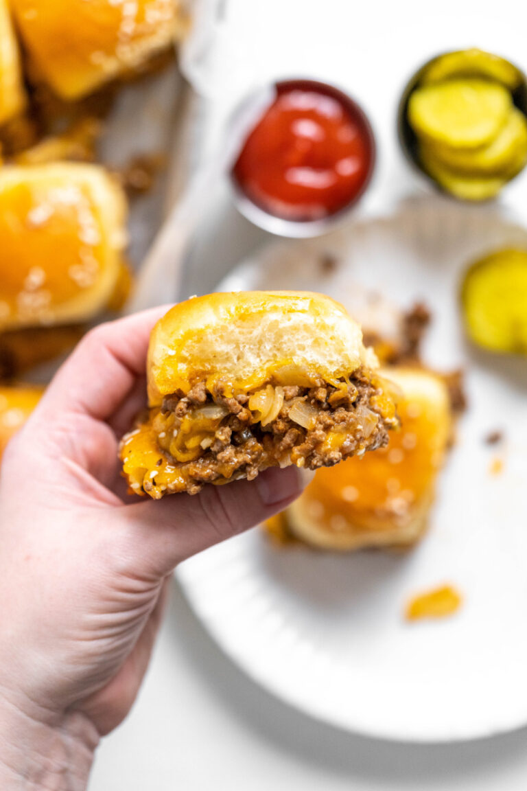 Baked Cheeseburger Sliders - Recipe Girl®