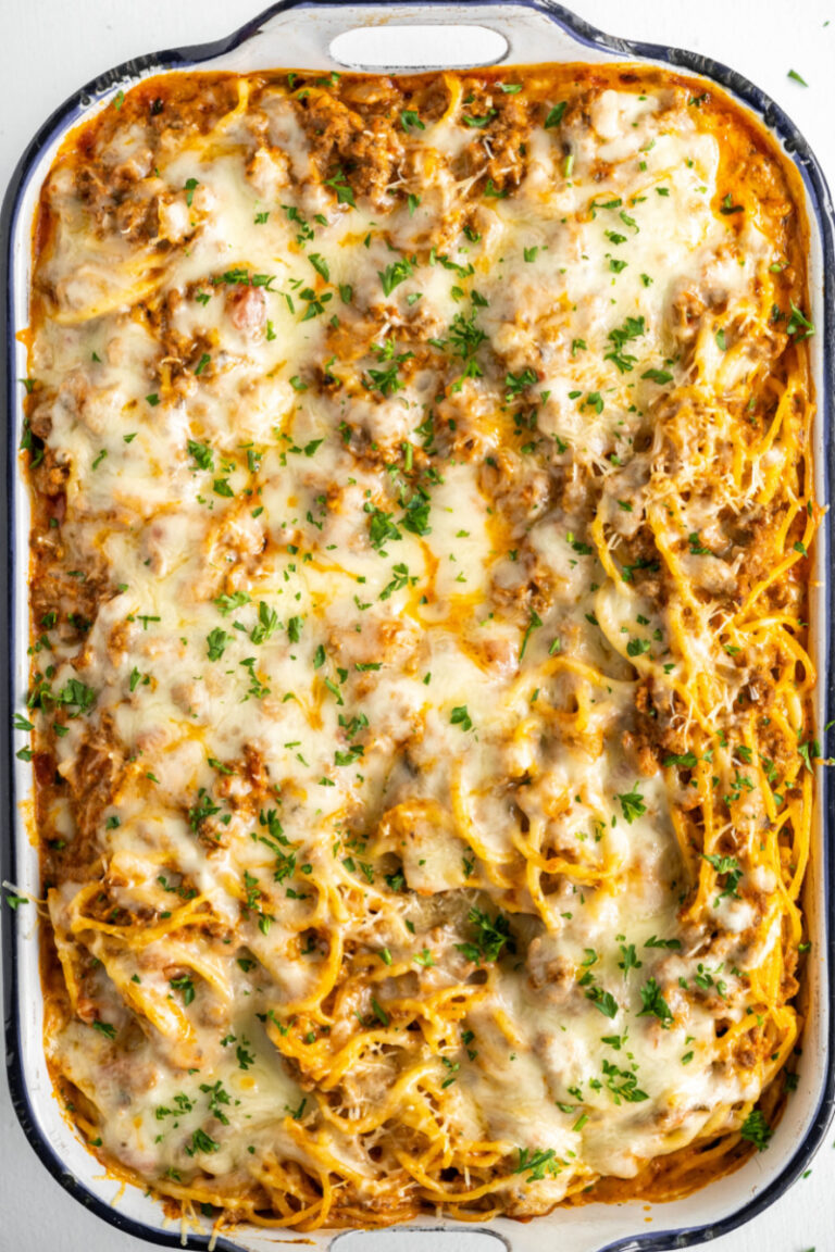 Beef Spaghetti Casserole - Recipe Girl®