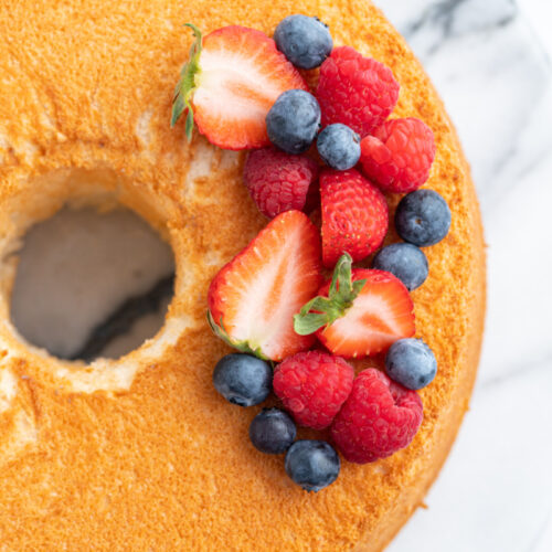 Angel Food Cake (Grain-Free, Paleo) - Deliciously Organic