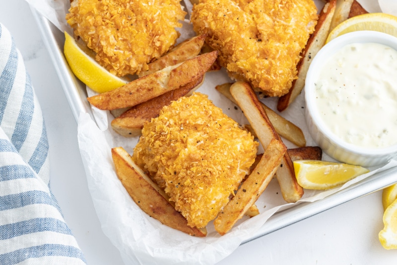 Fish and Chips {Healthy Baked Recipe!} –