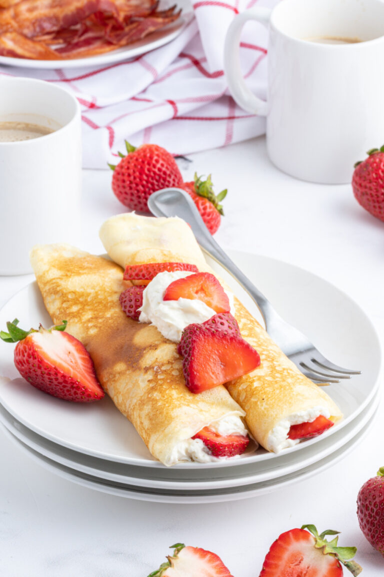 Strawberry Cream Cheese Crepes - Recipe Girl®