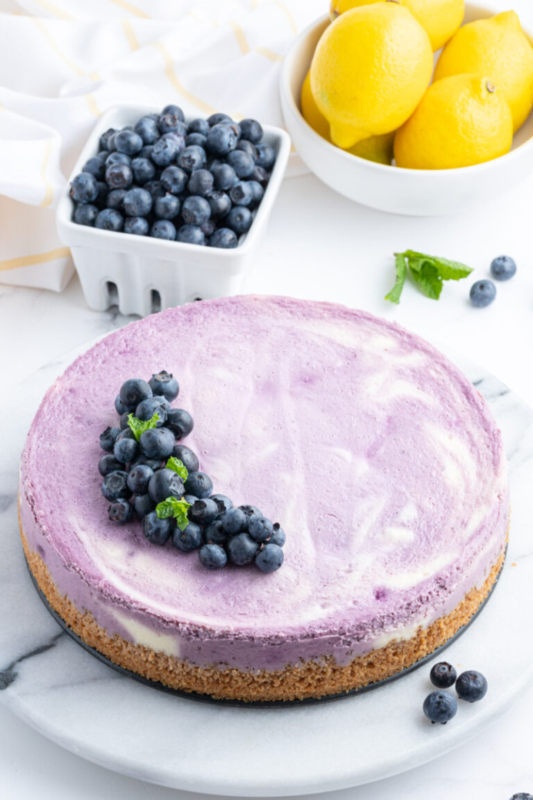 Blueberry Lemon Cheesecake Recipe Girl