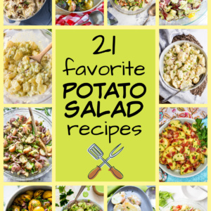 pinterest image for favorite potato salad recipes