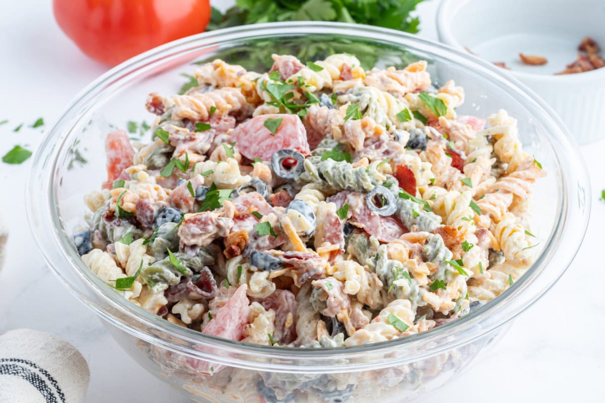 Bacon Ranch Pasta Salad