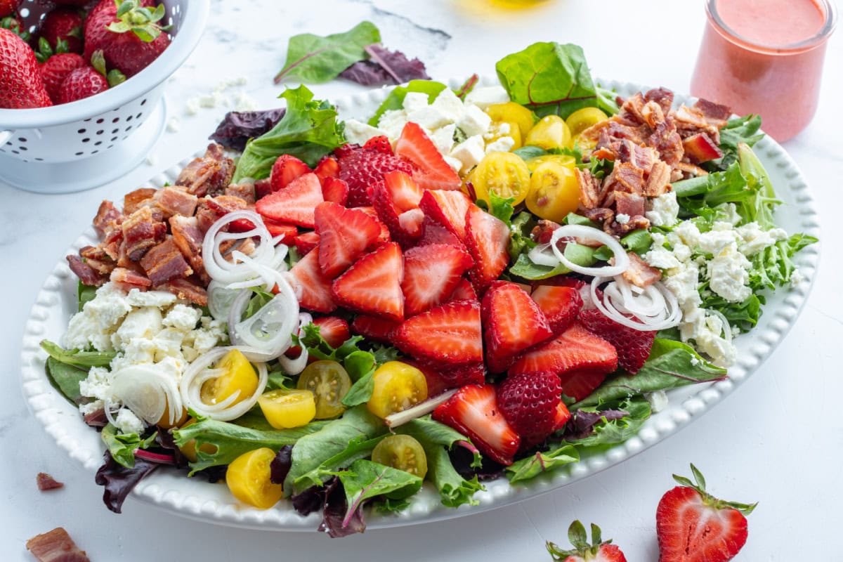 Berry, Bacon and Tomato Salad