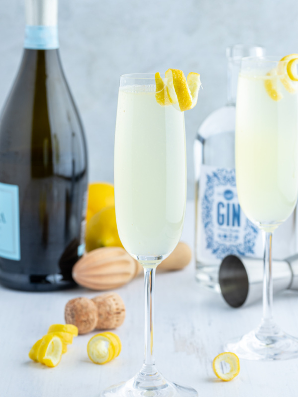 french 75 cocktails