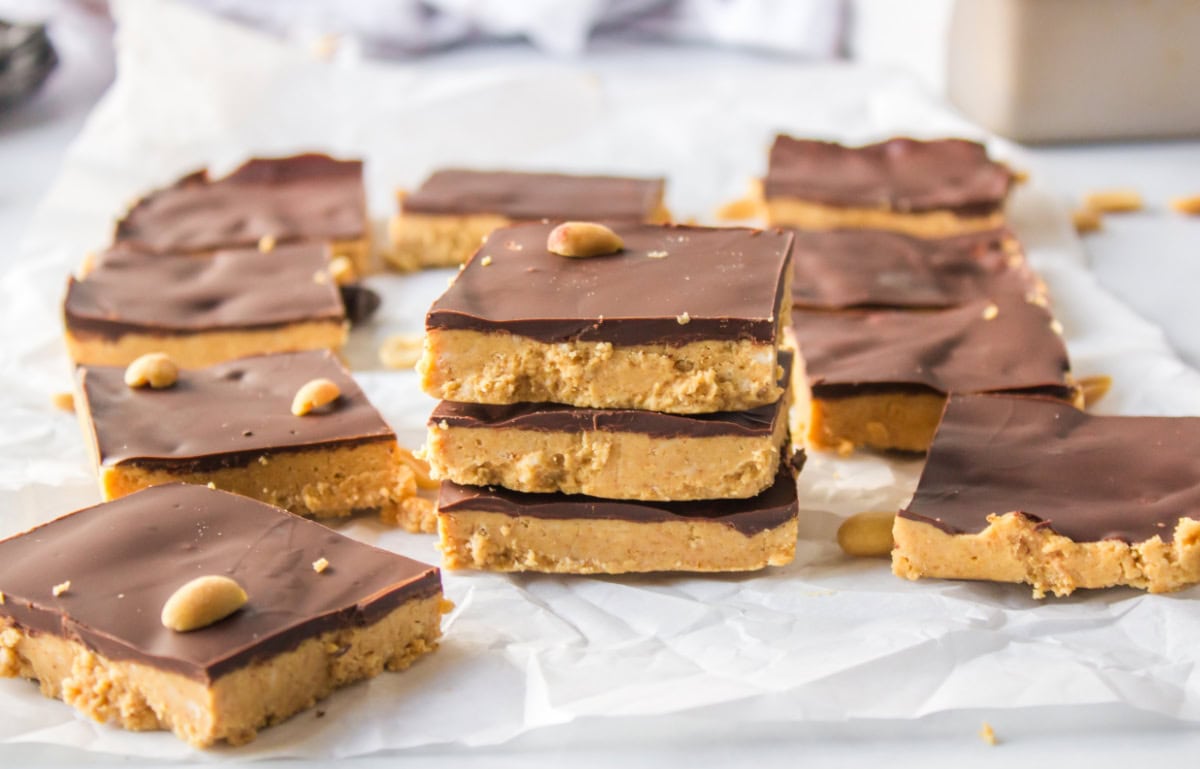 No Bake Peanut Butter Bars