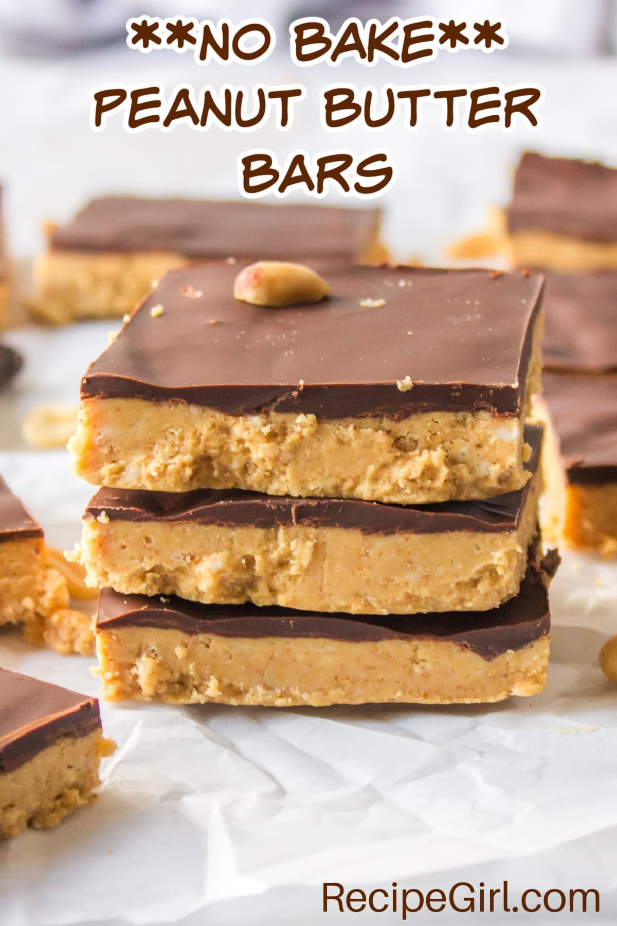 No Bake Peanut Butter Bars - Recipe Girl®