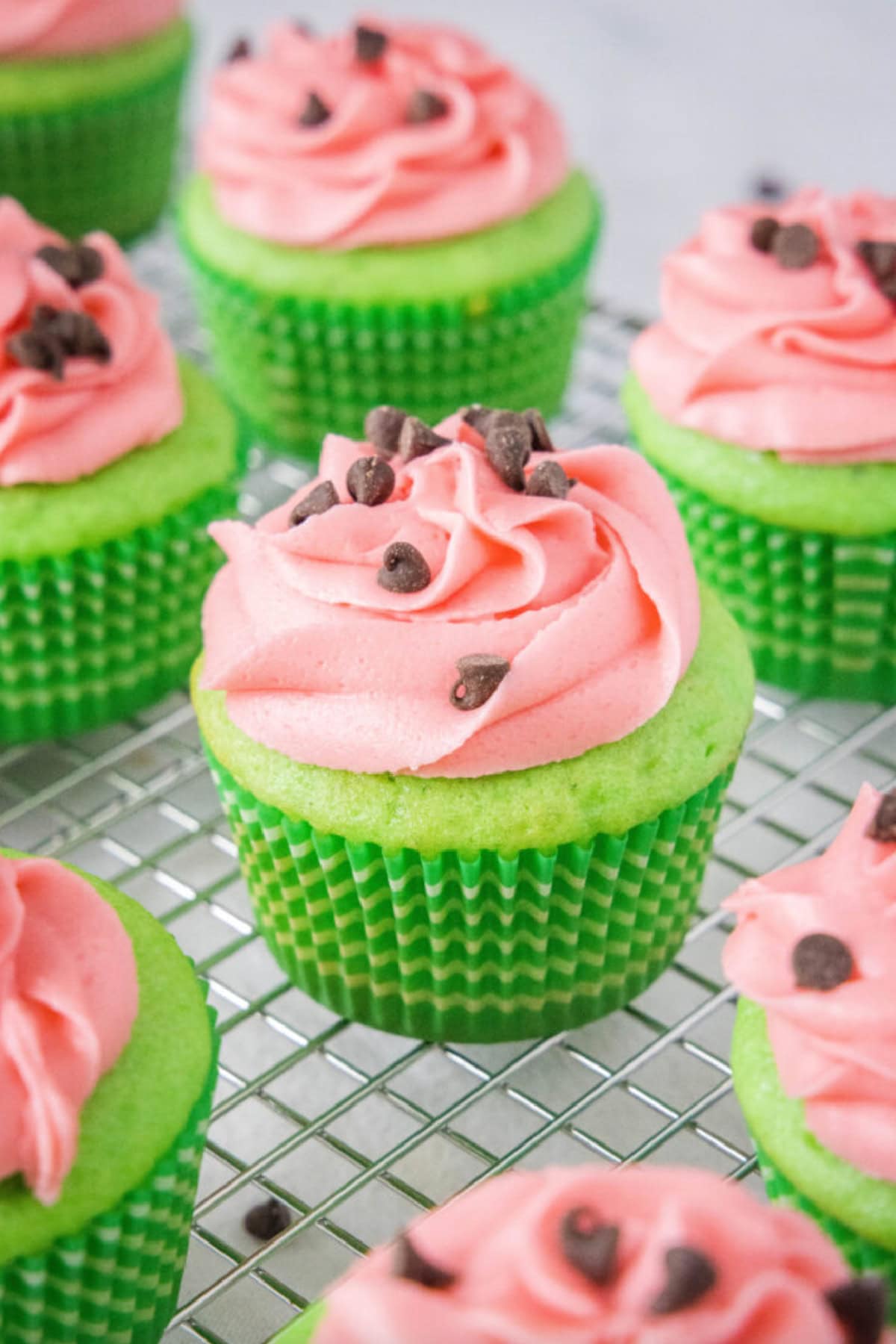 watermelon cupcakes