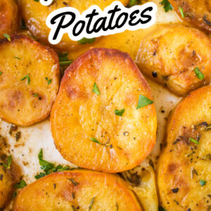 pinterest image for melting potatoes