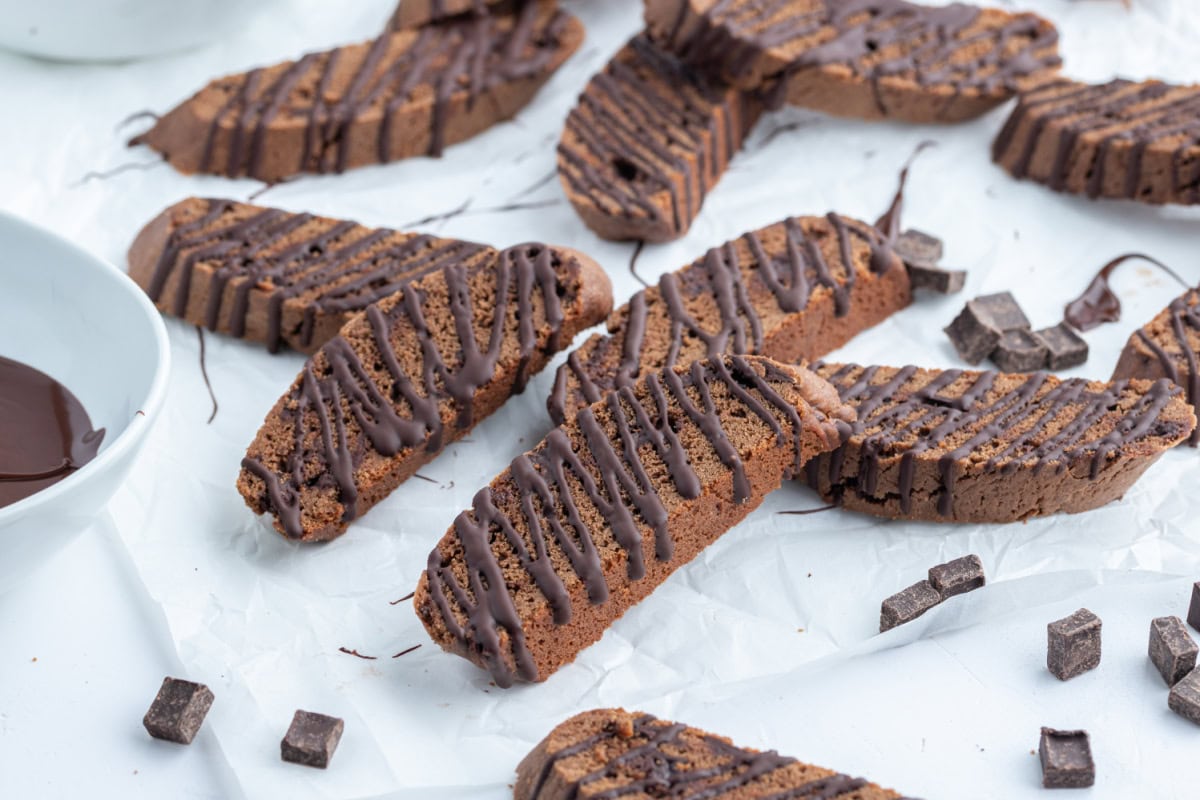 Triple Chocolate Biscotti