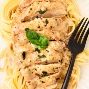 marry me chicken over pasta