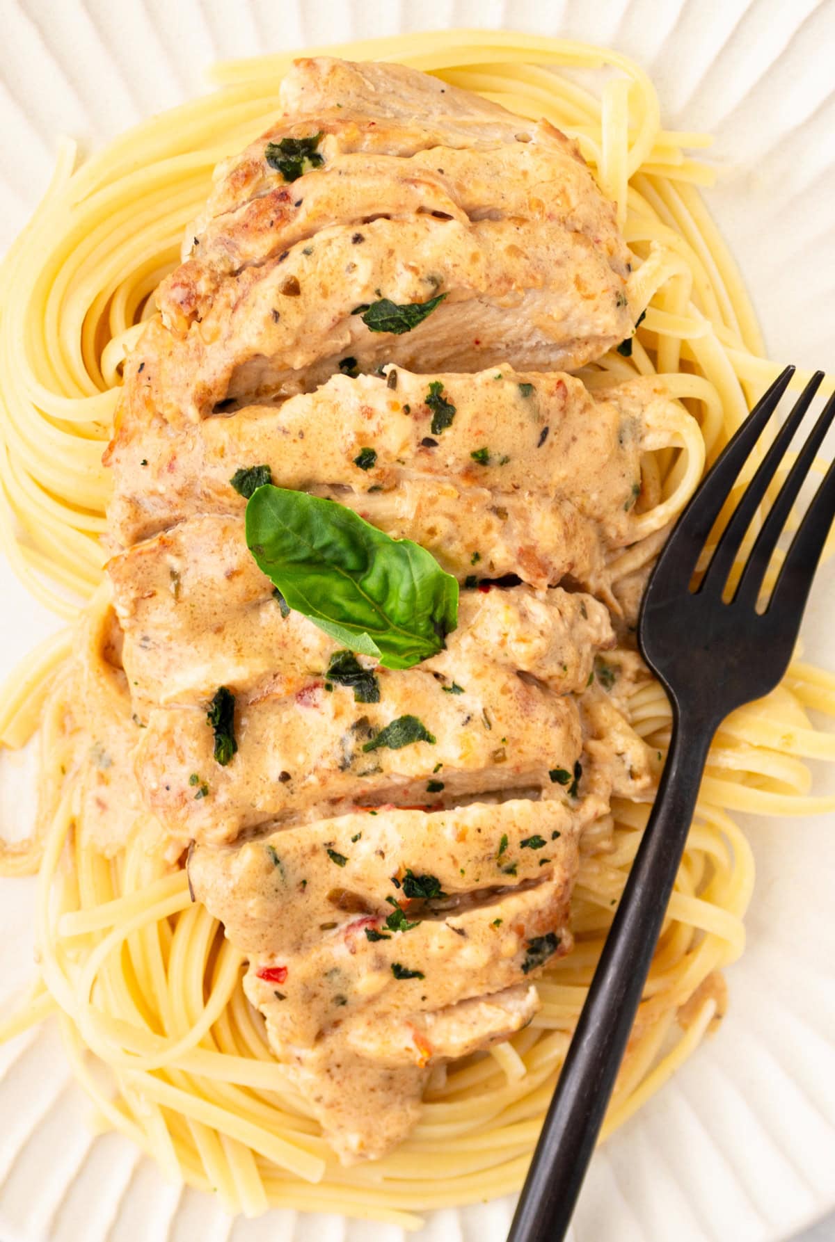 marry me chicken over pasta